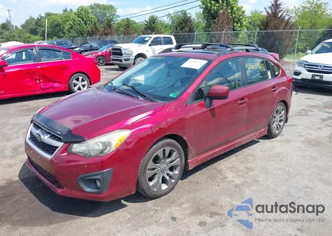 2012 Subaru Impreza 2.0I Sport Limited from USA, damaged, VIN JF1GPAS69CH242573